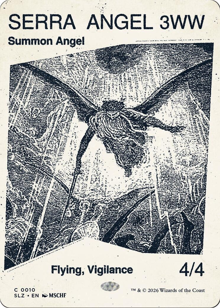Image for Serra Angel (0010) (10) (SLZ) - Magic: The Gathering