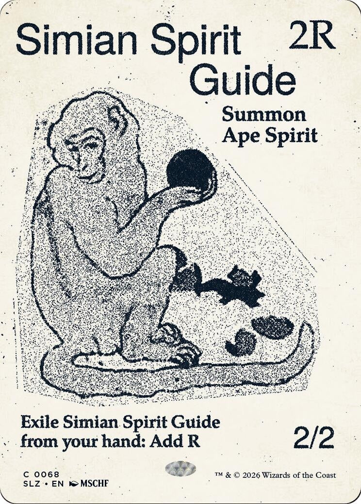 Image for Simian Spirit Guide (0068) (68) (SLZ) - Magic: The Gathering