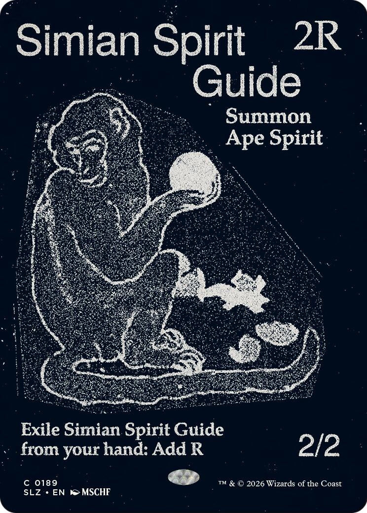 Image for Simian Spirit Guide (0189) (189) (SLZ) - Magic: The Gathering