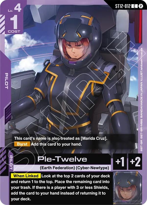 Image for Ple-Twelve (ST12-012) (ST12) - Gundam Card Game