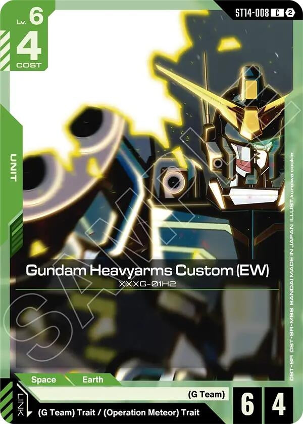 Image for Gundam Heavyarms Custom (EW) (ST14-008) (ST14) - Gundam Card Game
