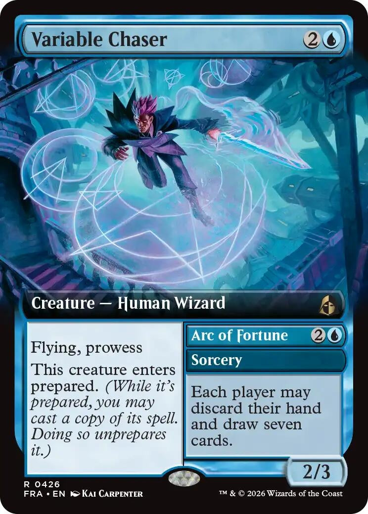 Image for Variable Chaser (Extended Art) (426) (FRA) - Magic: The Gathering