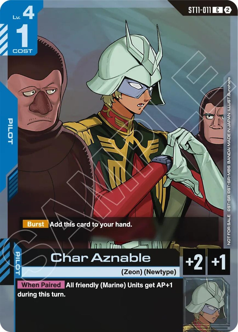 Image for Char Aznable (ST11-ST14 Release Event) (ST11-011) (GCG-PR) - Gundam Card Game