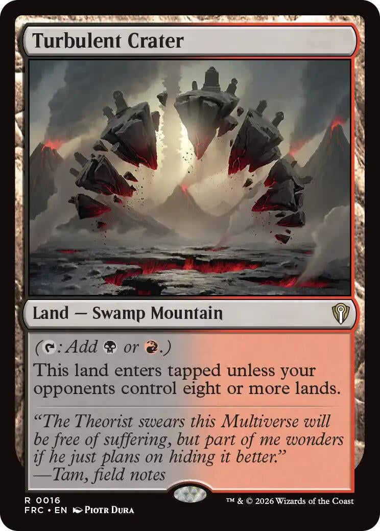 Image for Turbulent Crater (16) (FRC) - Magic: The Gathering