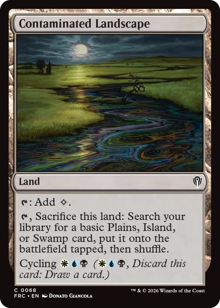 Image for Contaminated Landscape (68) (FRC) - Magic: The Gathering