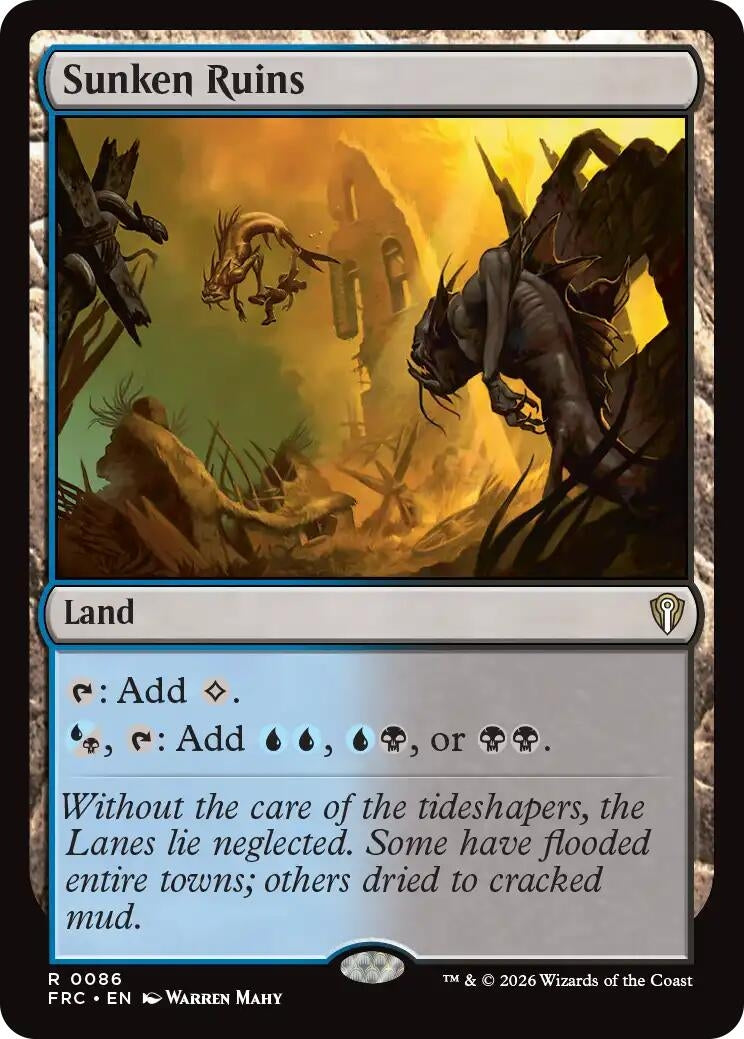 Image for Sunken Ruins (86) (FRC) - Magic: The Gathering