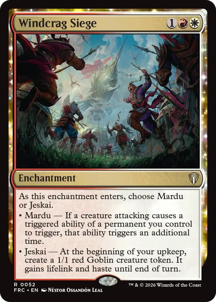 Image for Windcrag Siege (52) (FRC) - Magic: The Gathering
