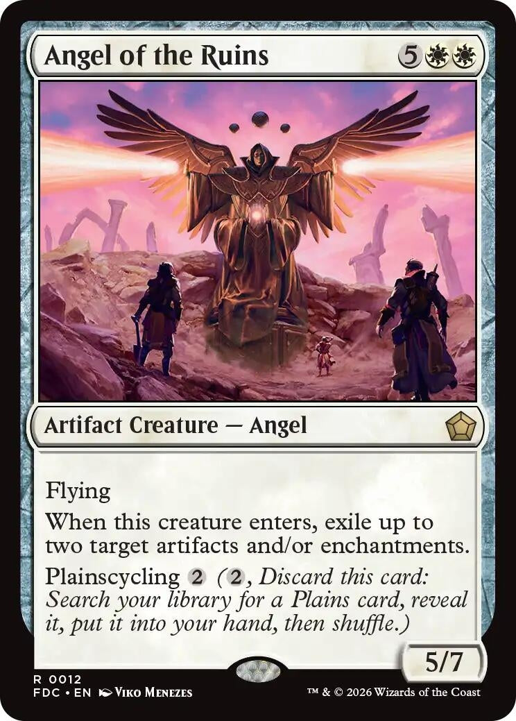Image for Angel of the Ruins (12) (FDC) - Magic: The Gathering