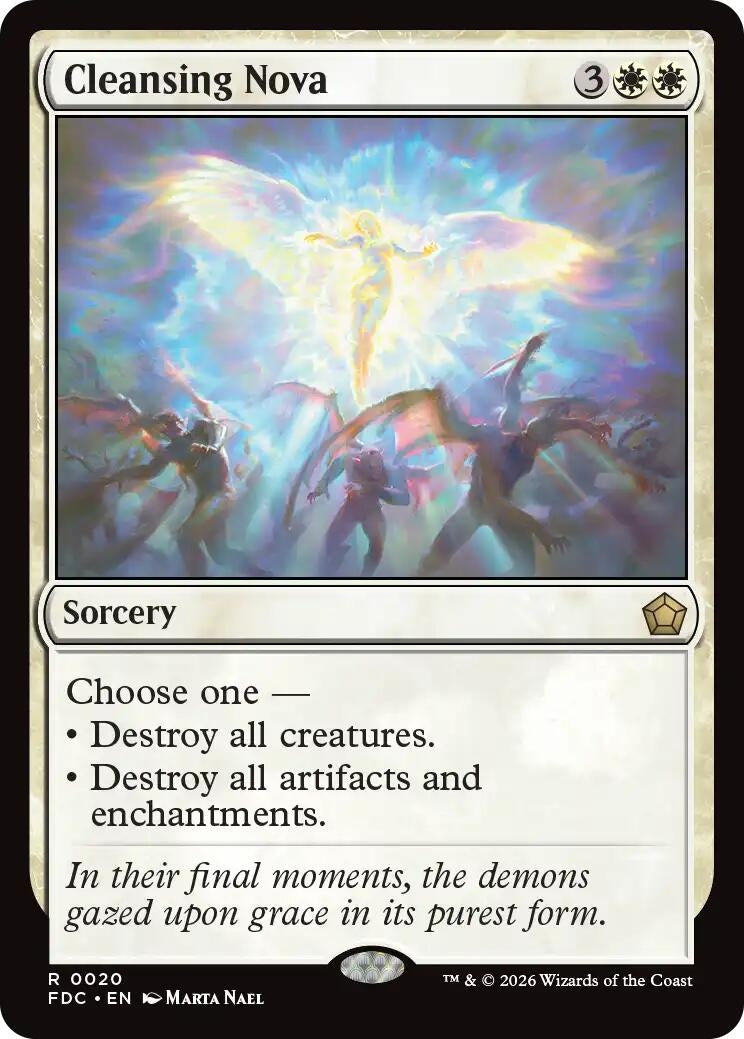 Image for Cleansing Nova (20) (FDC) - Magic: The Gathering