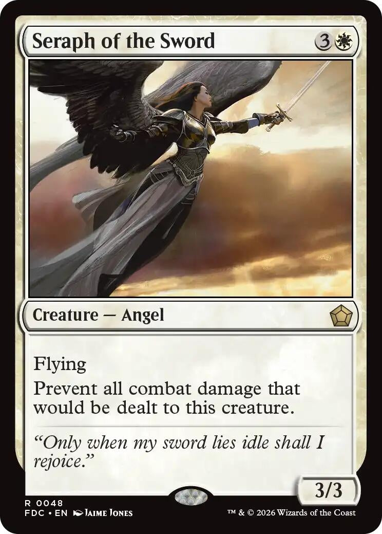 Image for Seraph of the Sword (48) (FDC) - Magic: The Gathering
