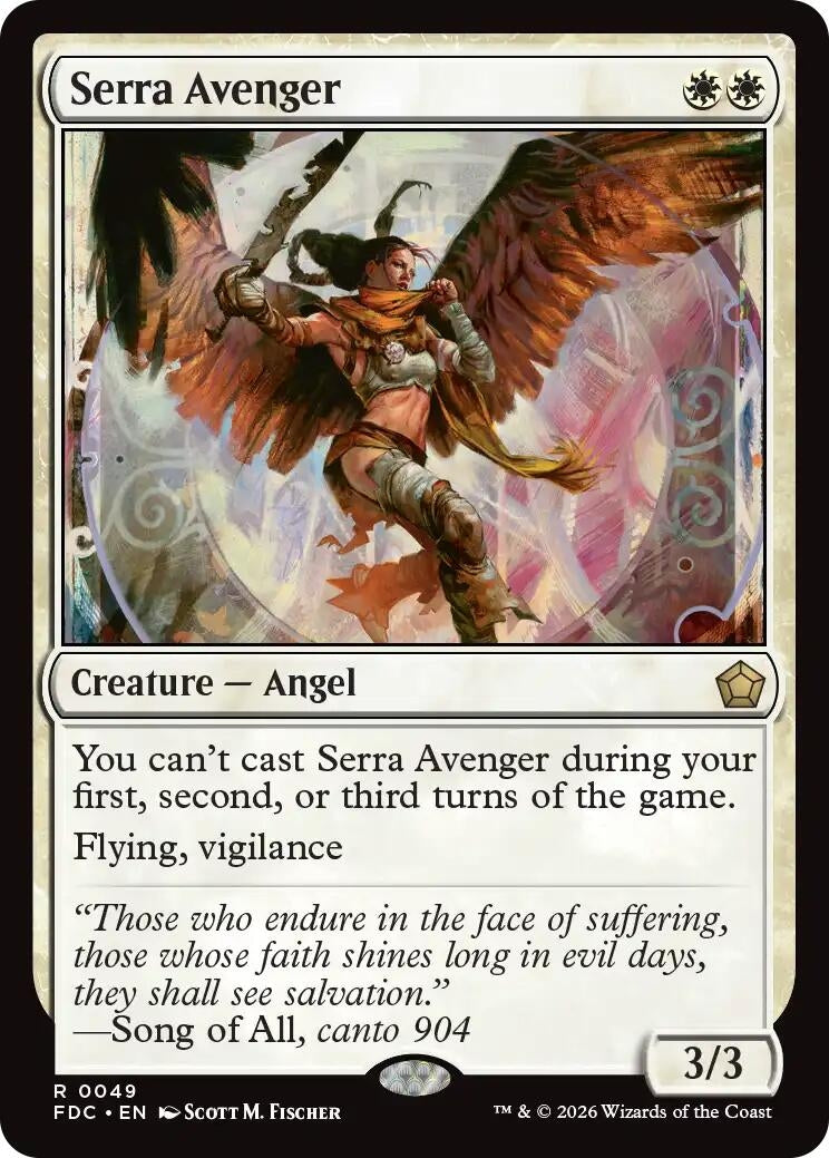 Image for Serra Avenger (49) (FDC) - Magic: The Gathering