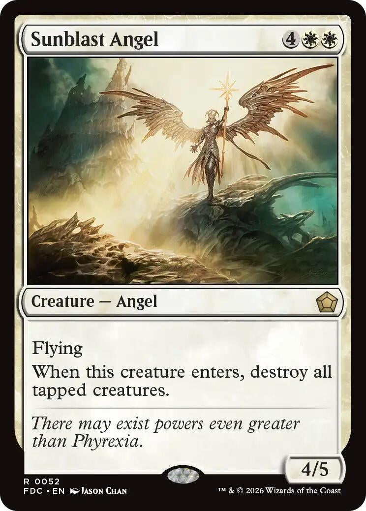 Image for Sunblast Angel (52) (FDC) - Magic: The Gathering
