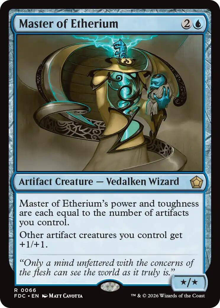 Image for Master of Etherium (66) (FDC) - Magic: The Gathering