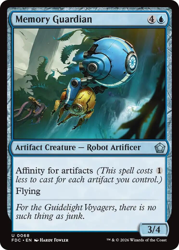 Image for Memory Guardian (68) (FDC) - Magic: The Gathering