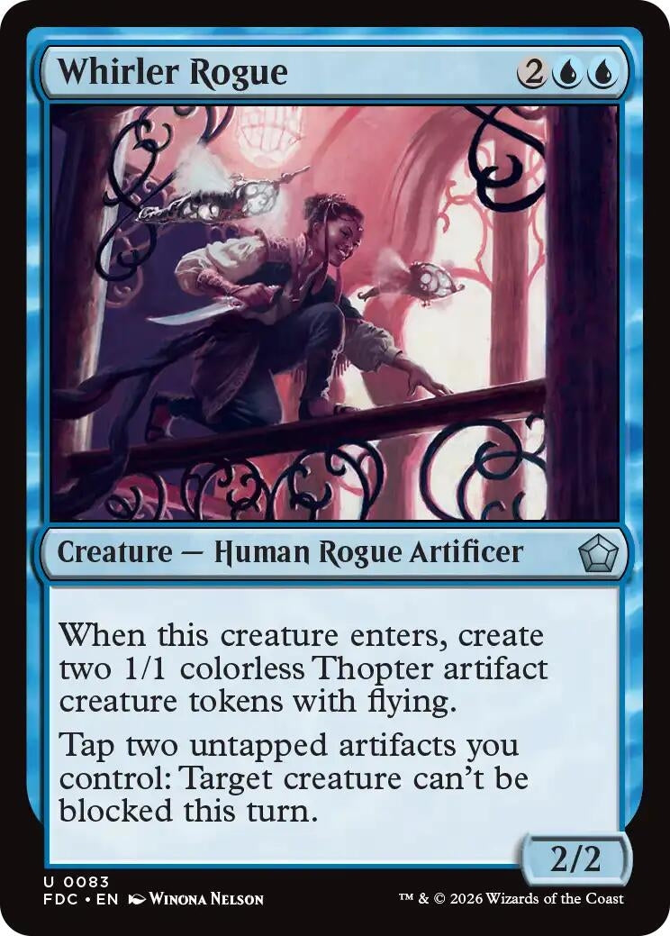 Image for Whirler Rogue (83) (FDC) - Magic: The Gathering