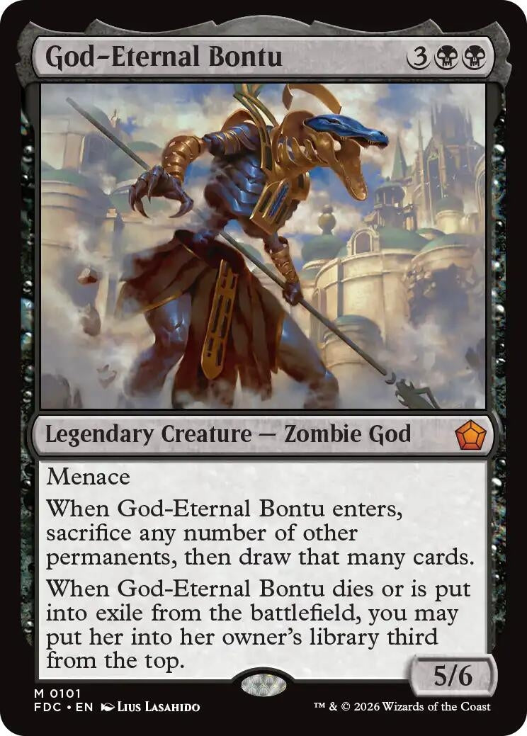 Image for God-Eternal Bontu (101) (FDC) - Magic: The Gathering