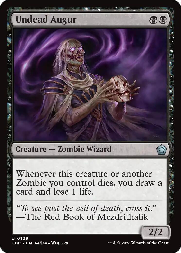 Image for Undead Augur (129) (FDC) - Magic: The Gathering