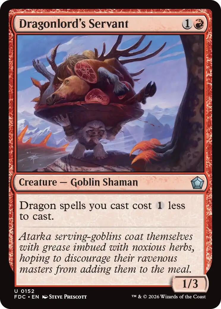 Image for Dragonlord's Servant (152) (FDC) - Magic: The Gathering