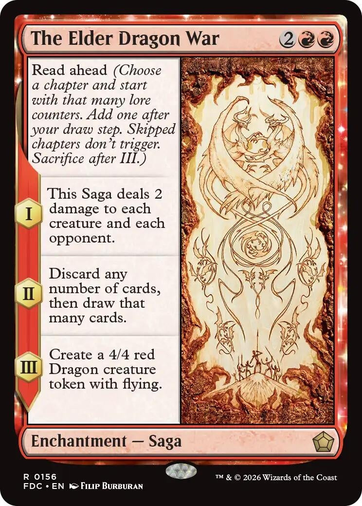 Image for The Elder Dragon War (156) (FDC) - Magic: The Gathering