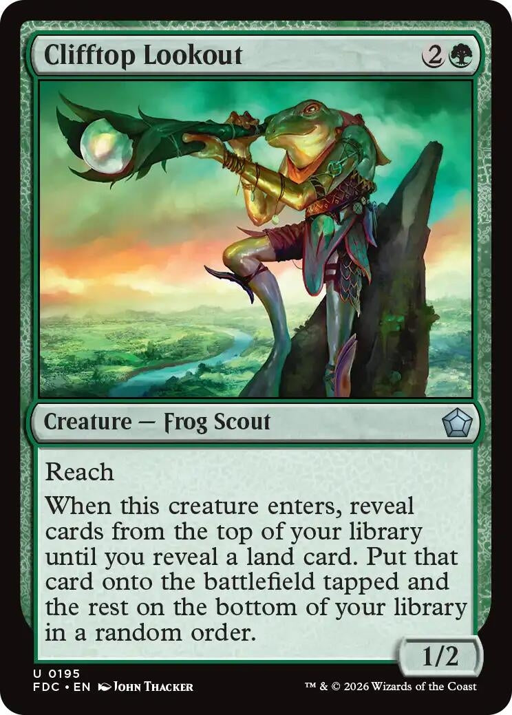 Image for Clifftop Lookout (195) (FDC) - Magic: The Gathering