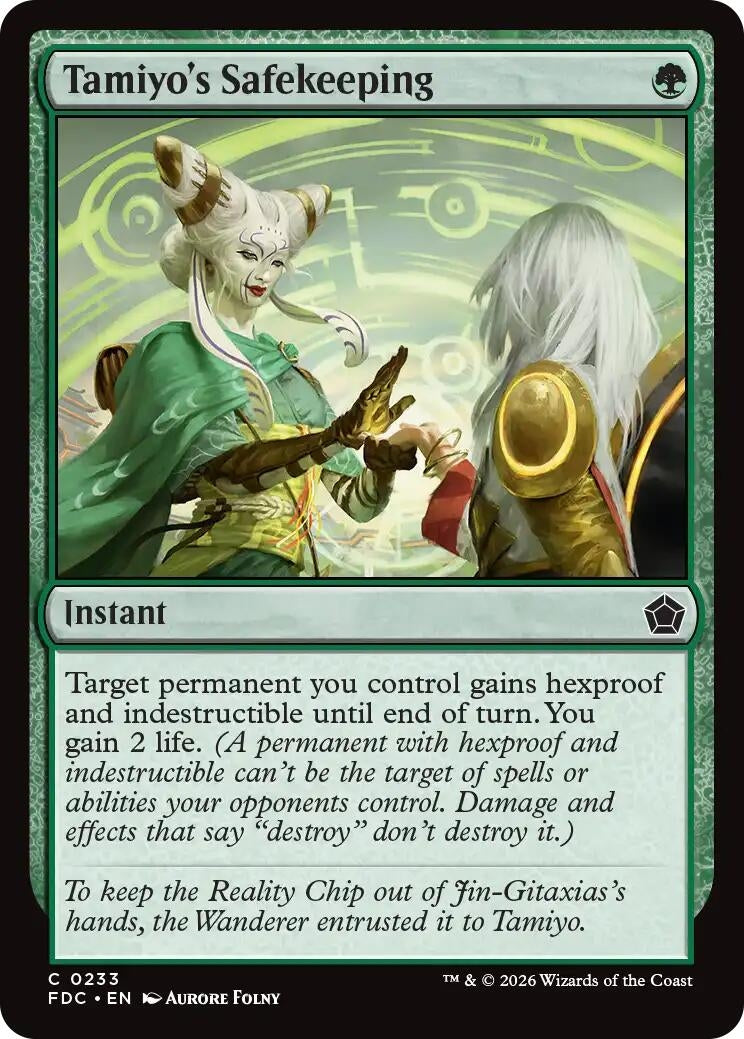 Image for Tamiyo's Safekeeping (233) (FDC) - Magic: The Gathering