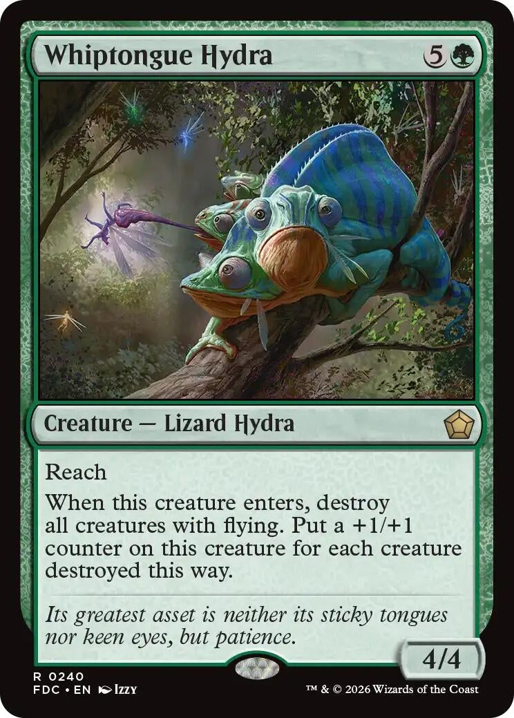 Image for Whiptongue Hydra (240) (FDC) - Magic: The Gathering