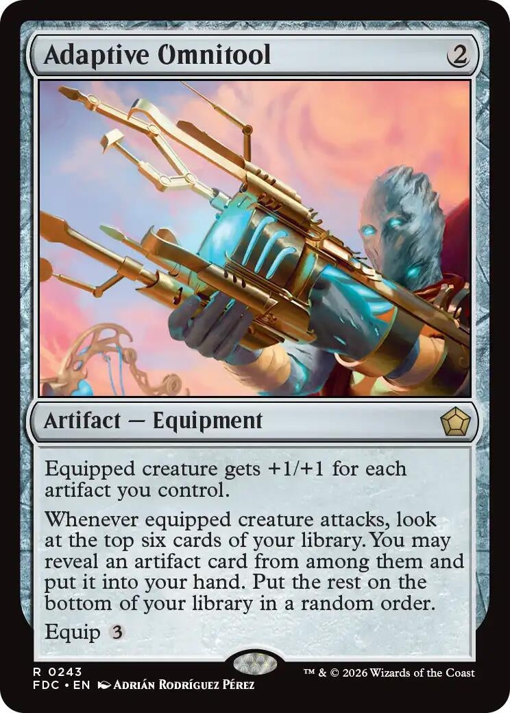 Image for Adaptive Omnitool (243) (FDC) - Magic: The Gathering