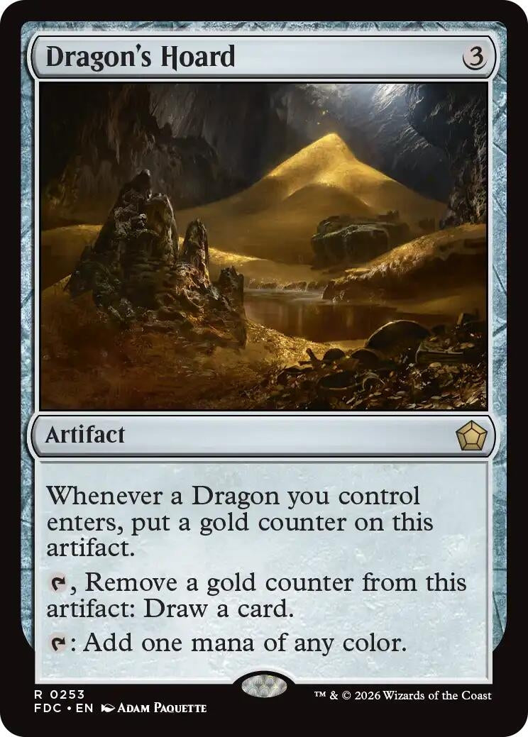 Image for Dragon's Hoard (253) (FDC) - Magic: The Gathering