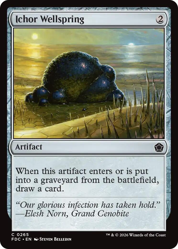 Image for Ichor Wellspring (265) (FDC) - Magic: The Gathering