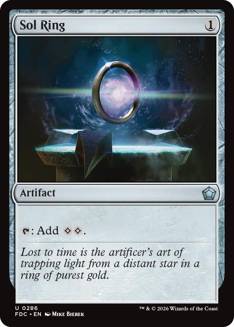 Image for Sol Ring (0286) (286) (FDC) - Magic: The Gathering