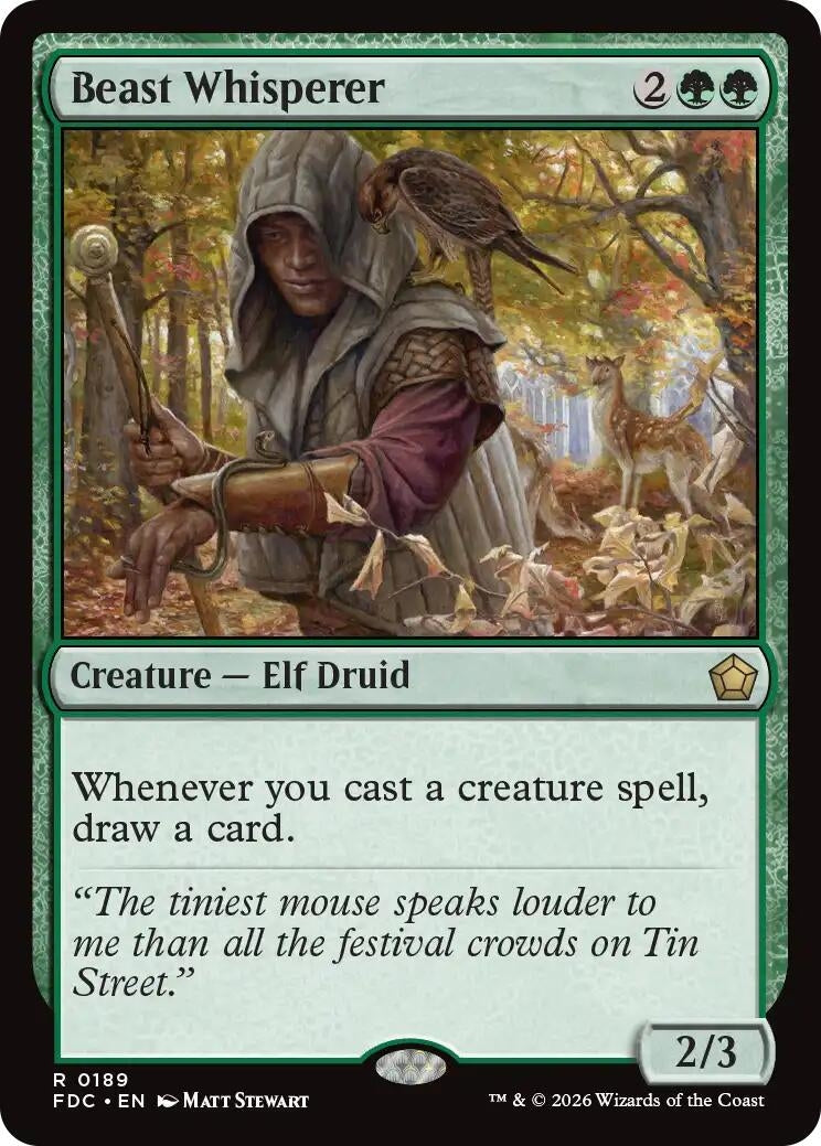 Image for Beast Whisperer (189) (FDC) - Magic: The Gathering