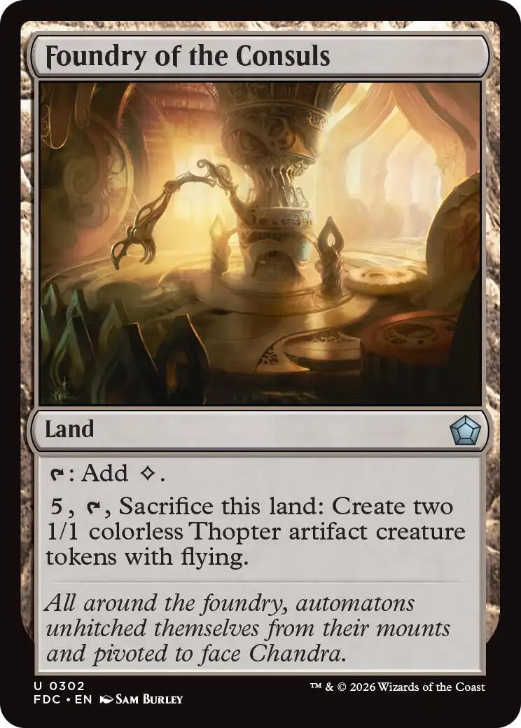 Image for Foundry of the Consuls (302) (FDC) - Magic: The Gathering
