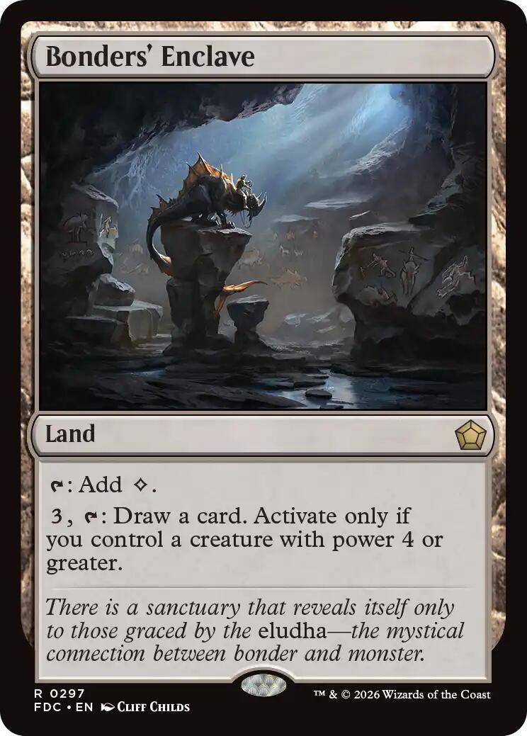 Image for Bonders' Enclave (297) (FDC) - Magic: The Gathering