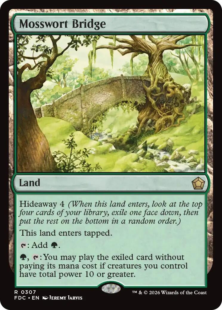 Image for Mosswort Bridge (307) (FDC) - Magic: The Gathering