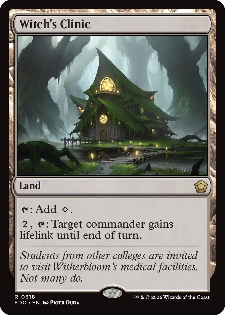 Image for Witch's Clinic (318) (FDC) - Magic: The Gathering