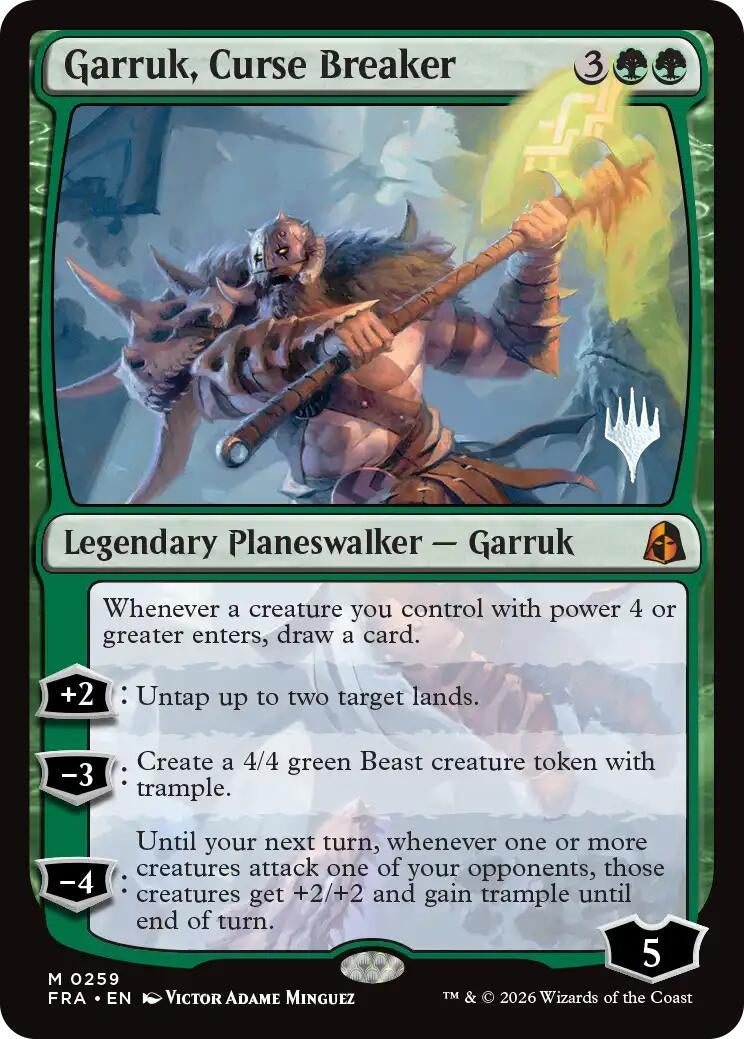 Image for Garruk, Curse Breaker (259) (PPFRA) - Magic: The Gathering