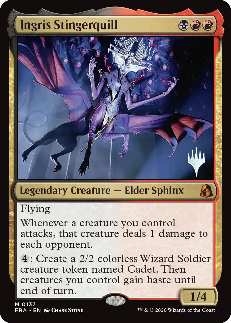 Image for Ingris Stingerquill (137) (PPFRA) - Magic: The Gathering