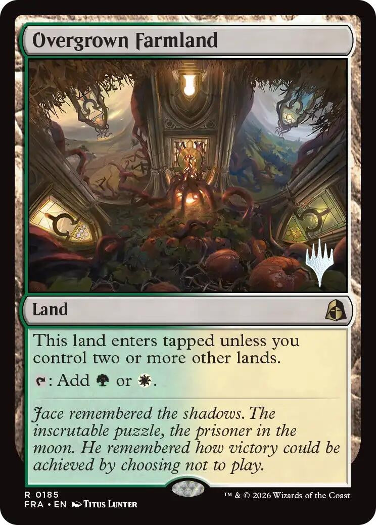 Image for Overgrown Farmland (185) (PPFRA) - Magic: The Gathering