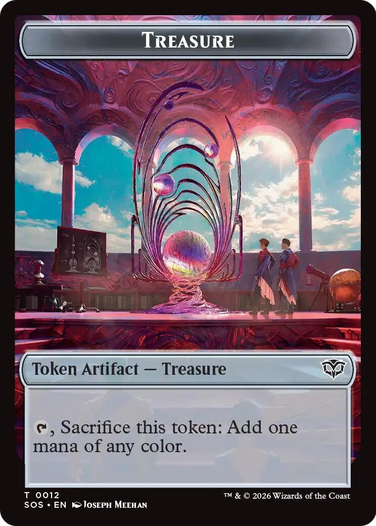 Image for Treasure // Clue Token Double-Sided Token (12 // 14) (SOS) - Magic: The Gathering