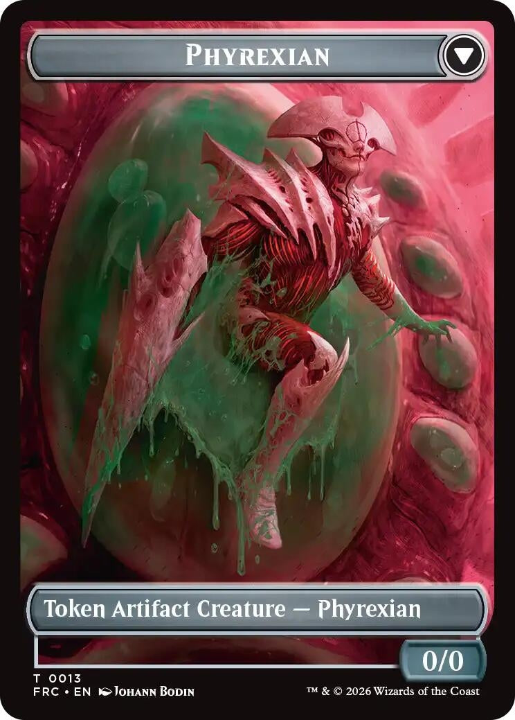 Image for Phyrexian // Incubator Double-Sided Token (13 // 13) (FRC) - Magic: The Gathering