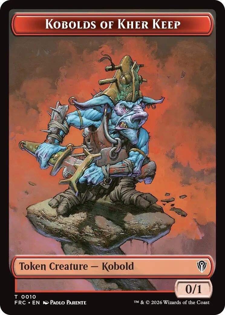 Image for Kobolds of Kher Keep // Phyrexian Mite Double-Sided Token (10 // 16) (FRC) - Magic: The Gathering