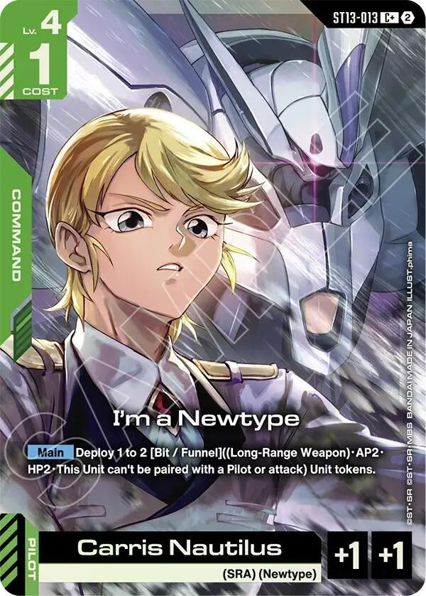 Image for I'm a Newtype (C+) (ST13-013) (ST13) - Gundam Card Game