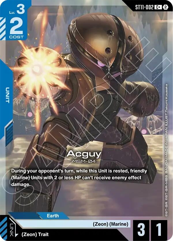 Image for Acguy (C+) (ST11-002) (ST11) - Gundam Card Game
