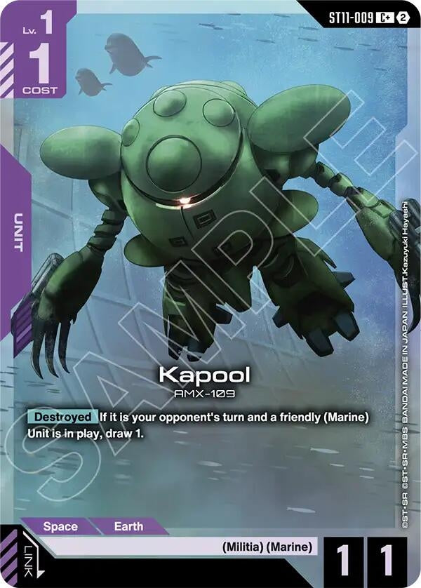 Image for Kapool (C+) (ST11-009) (ST11) - Gundam Card Game