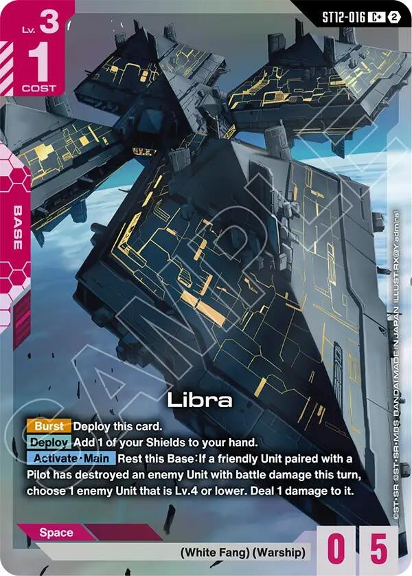 Image for Libra (C+) (ST12-016) (ST12) - Gundam Card Game