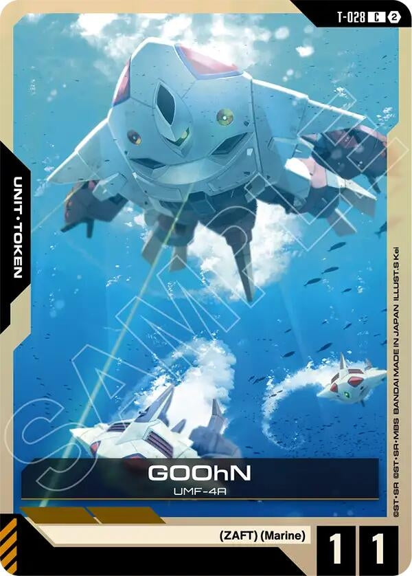 Image for GOOhN (T-028) Token (T-028) (ST11) - Gundam Card Game