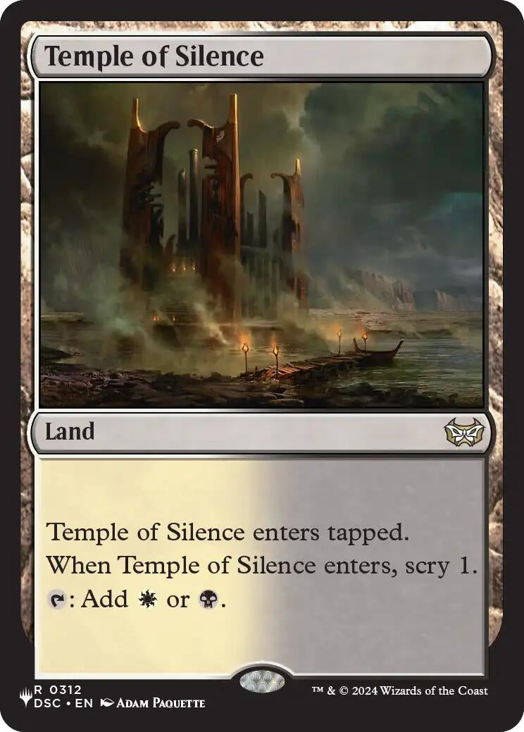 Image for Temple of Silence (312) (LIST) - Magic: The Gathering