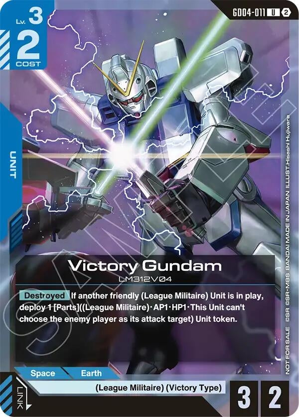 Image for Victory Gundam (Store Tournament Participation Pack 06) (GD04-011) (GCG-PR) - Gundam Card Game