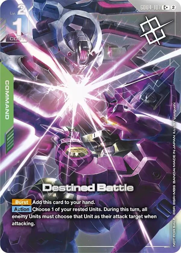 Image for Destined Battle (Store Tournament Winner Pack 06) (GD04-107) (GCG-PR) - Gundam Card Game