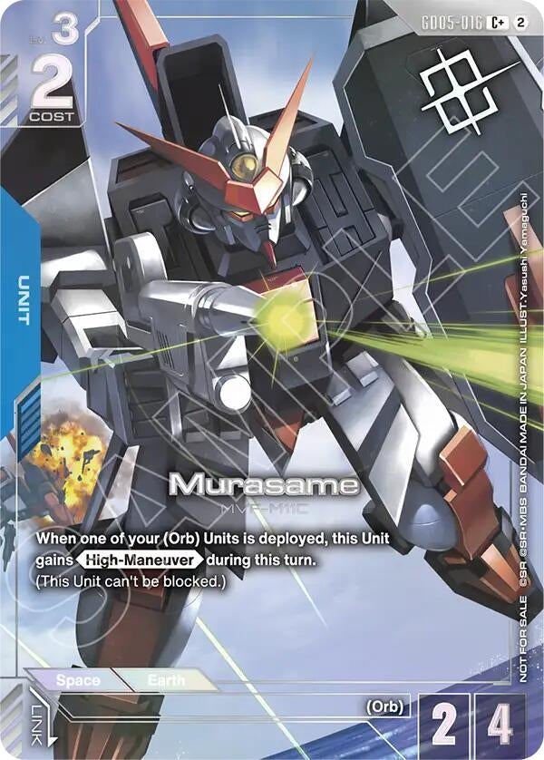 Image for Murasame (Store Tournament Winner Pack 06) (GD05-016) (GCG-PR) - Gundam Card Game